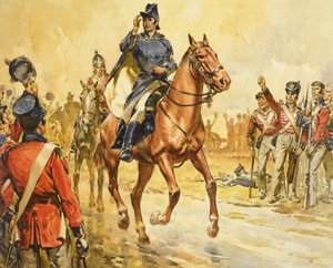Herzog von Wellington ruft seine Truppen