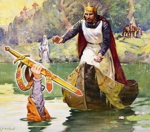 Berühmte Partnerschaften: Arthur und Excalibur