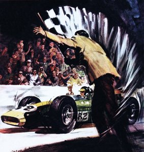 Jim Clark gewinnt Amerikas großes Rennen