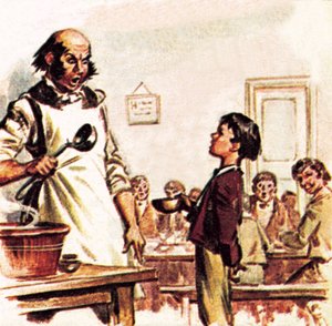 Oliver Twist bittet um mehr