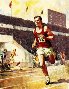 Einen Marathon bei den Olympischen Spielen laufen
