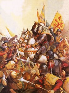 Wallenstein in der Schlacht bei Lützen