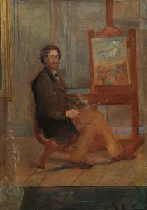 Ensor an seiner Staffelei
