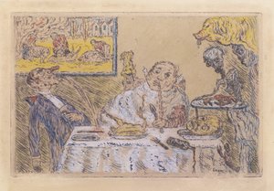 Völlerei von James Ensor