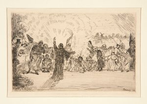 Christus und die Bettler von James Ensor