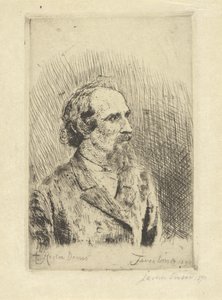 Porträt von Hector Denis von James Ensor