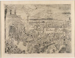 Römischer Triumphzug von James Ensor