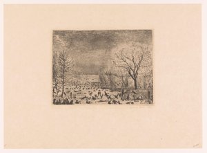 Schlittschuhläufer von James Ensor