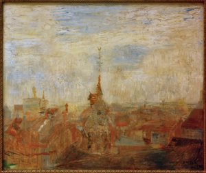 Die Dächer von Ostende von James Sidney Ensor