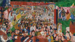 Der Einzug Christi in Brüssel im Jahr 1889 von James Ensor