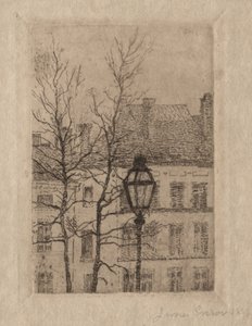 Die Straßenlaterne von James Ensor