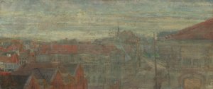 Ansicht von Phnosia. Leuchtende Wellen und Vibrationen von James Ensor