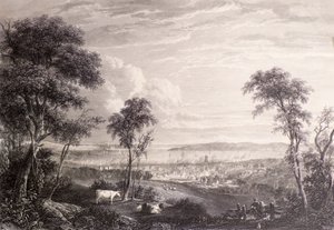 Blick auf Dundee vom Balgay Hill