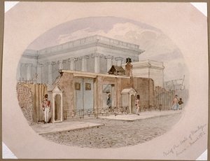 Montague House Wand, British Museum, London, 1852 von James Findlay