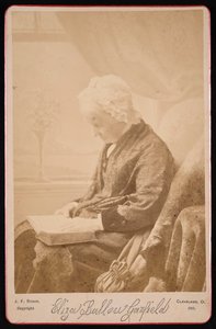 Porträt von Eliza Ballou Garfield 1801-1888, 1881 von James Fitzallen Ryder