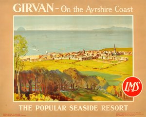 Girvan - An der Küste von Ayrshire. Der beliebte Badeort, 1920er Jahre