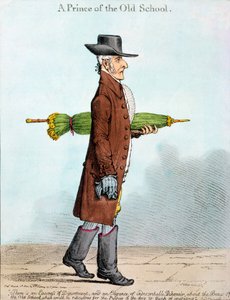Ein Prinz der alten Schule, veröffentlicht von Hannah Humphrey im Jahr 1800 von James Gillray