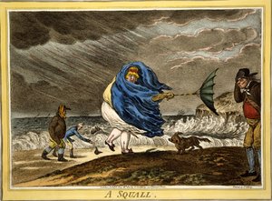 Ein Sturm von James Gillray