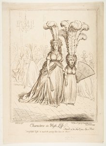 Charaktere im hohen Leben von James Gillray