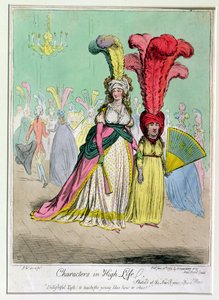 Charaktere im hohen Leben, veröffentlicht von Hannah Humphrey, 1795 von James Gillray