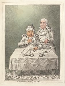 Charmant - wieder gesund von James Gillray