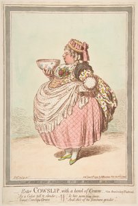 Enter Cowslip mit einer Schale Sahne. - siehe Brandenburg Theatricals, 13. Juni 1795