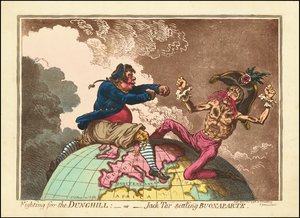Kampf um den Misthaufen - oder - Jack Tar besiegt Buonaparte von James Gillray