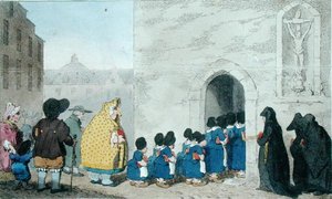 Flämische Charaktere, veröffentlicht von G. Gillray im Jahr 1793 von James Gillray