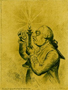Karikatur von George III. von James Gillray