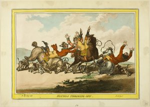 Hunde werfen ab von James Gillray