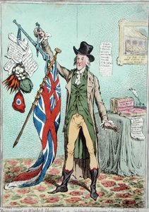 Verbesserung der Gewichte und Waagen, oder Sir John Seeclear entdeckt das Gleichgewicht der britischen Flagge