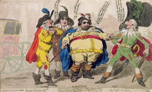 König Heinrich IV.: die letzte Szene, veröffentlicht von S.W. Fores im Jahr 1788
