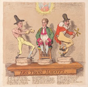 Les Trois Magots von James Gillray