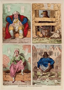 Nationale Annehmlichkeiten. (Beschreibung und Vergleich der Toiletten in England, Schottland, Frankreich und Holland)