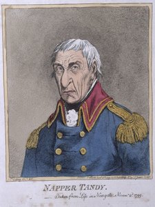 Napper Tandy (1740-1803), veröffentlicht von Hannah Humphrey 1799