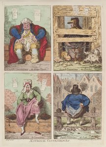 Nationale Annehmlichkeiten, 1769 von James Gillray