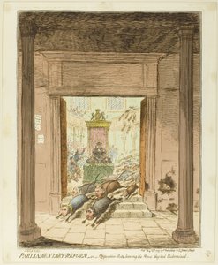 Parlamentarische Reform von James Gillray