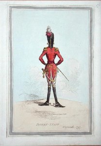 Patern-Staff, veröffentlicht von Hannah Humphrey im Jahr 1797 von James Gillray