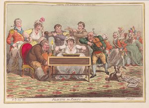 In Teilen spielen von James Gillray