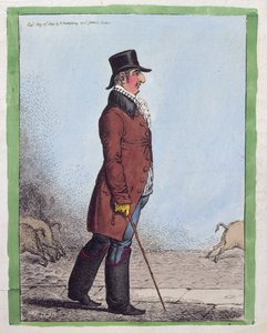 Porträt von Charles Howard, Herzog von Norfolk, veröffentlicht von Hannah Humphrey, 1800 von James Gillray