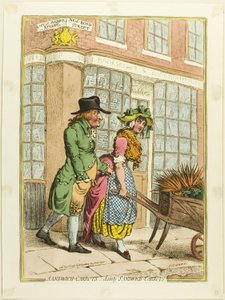 Sandwich-Karotten!-Feine Sandwich-Karotten von James Gillray