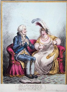 Die Bulstrode Sirene von James Gillray