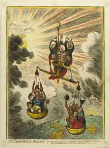 Das Kabinett-Gleichgewicht von James Gillray
