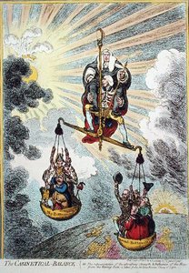 Das Kabinettische Gleichgewicht von James Gillray