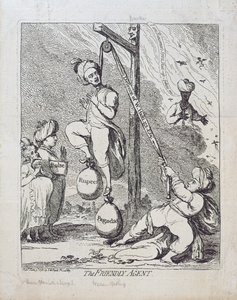 Der freundliche Agent, veröffentlicht von S.W. Fores im Jahr 1787