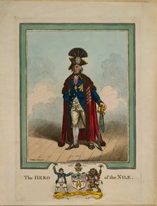 Der Held des Nils (1878) von James Gillray