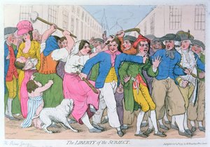 Die Freiheit des Subjekts, veröffentlicht von H. Humphrey, 15. Oktober 1779 von James Gillray