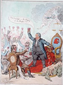 Der loyale Toast von James Gillray