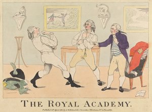 Die Königliche Akademie von James Gillray