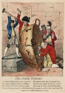 Die Staatlichen Kesselflicker, veröffentlicht von W. Humphrey, 10. Februar 1780